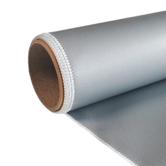 High Strength Abrasion Resistance Industrial Silicone Glass Fiber Cloth Fabric for Fabric Ductwork Connector