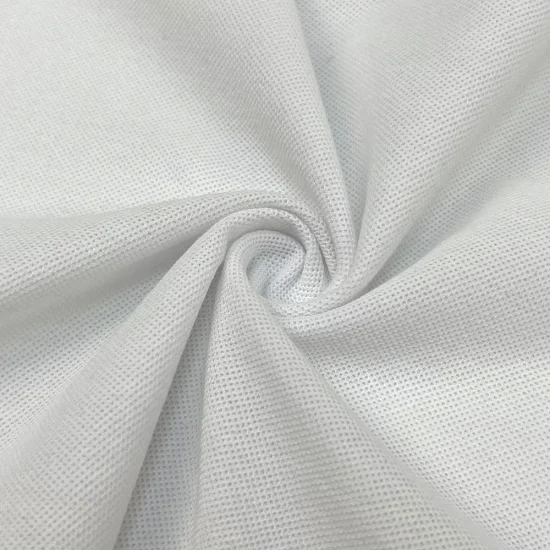 Sweat-Absorbent Polyester Cotton Material Knitted Tc Pique Mesh Fabric