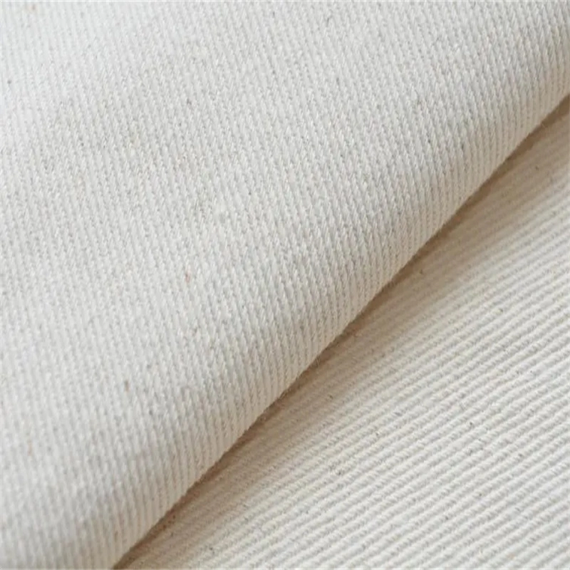 Heavy Duty Organic Canvas Custom Heavy Duty Khaki Plain Dyed 100% Organic Cotton Duck Canvas Fabric for Bag