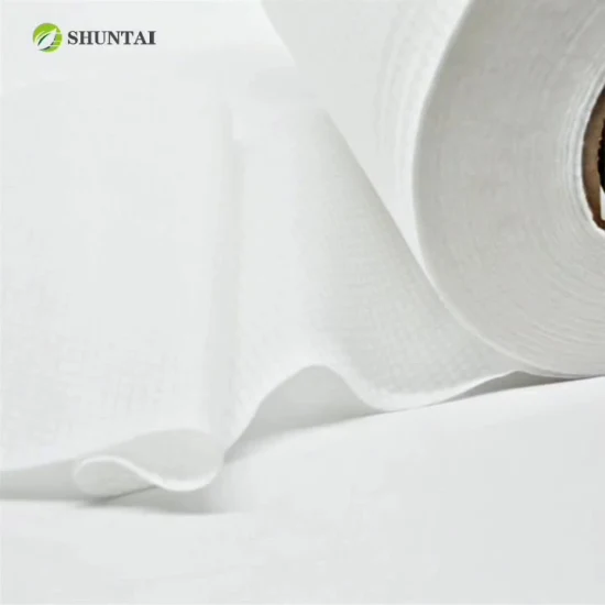Customizable 100% Cotton Non-Woven Fabric, Natural Biodegradable Pure Cotton Spunlace Nonwoven Fabric for Cleaning Wiper